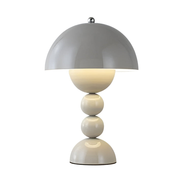 Lampa stołowa w stylu skandynawskim - FloraGlow-Czarny-Trend Polska