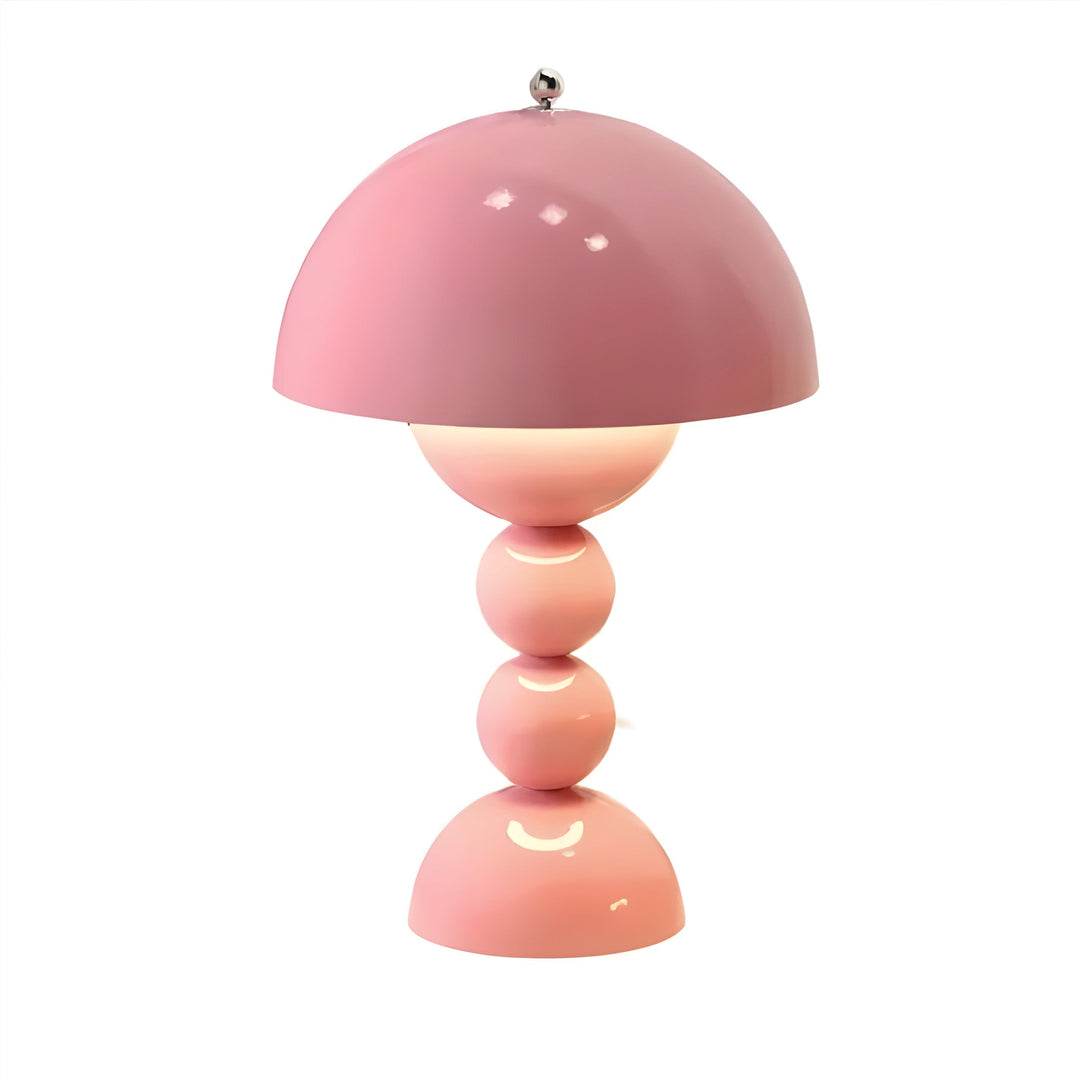 Lampa stołowa w stylu skandynawskim - FloraGlow-Czarny-Trend Polska