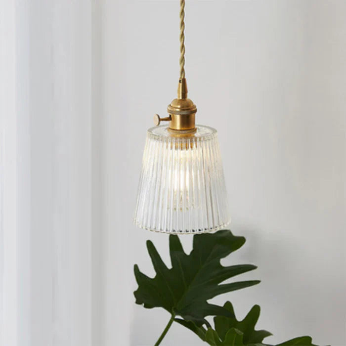 Lampa wisząca szklana - OpulentGlow-Przezroczysty-D-Trend Polska
