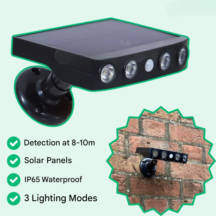 Lampa solarna z czujnikiem ruchu – Lumina
