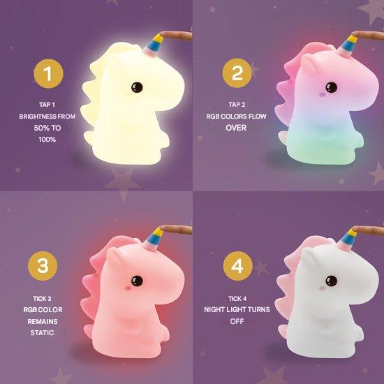 Lampka nocna w kształcie jednorożca - DreamCrest