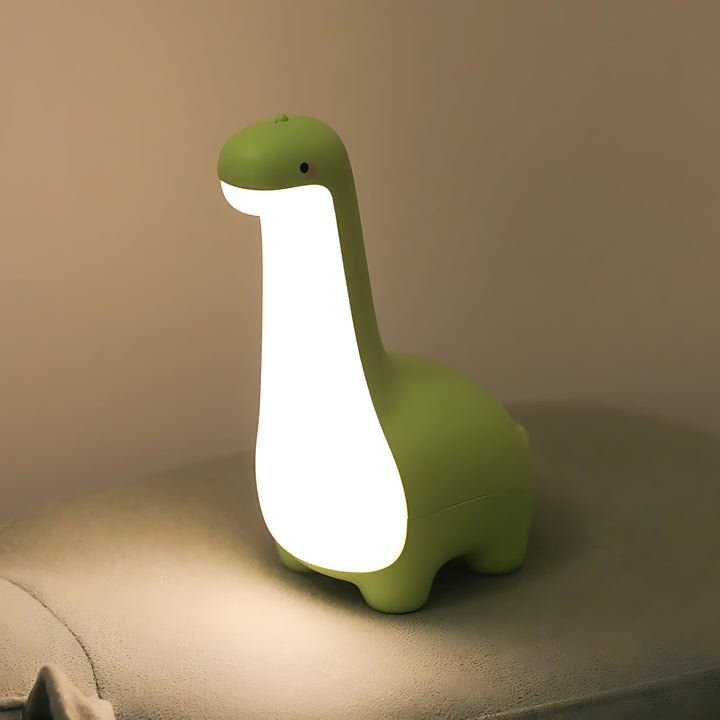 Lampka nocna LED Dinosaurus na spokojne noce - RexGlow-Zielony-Trend Polska