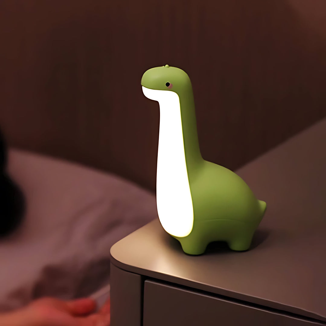 Lampka nocna LED Dinosaurus na spokojne noce - RexGlow-Zielony-Trend Polska