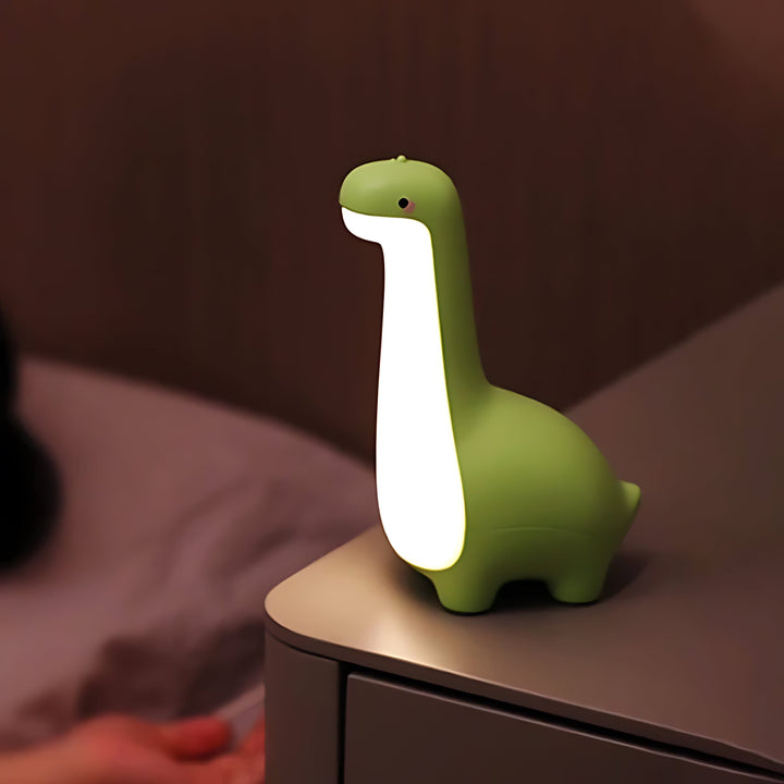 Lampka nocna LED Dinosaurus na spokojne noce - RexGlow-Zielony-Trend Polska