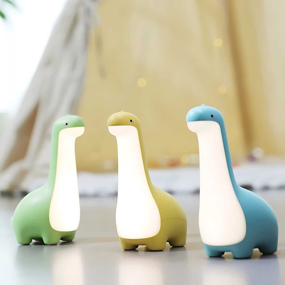 Lampka nocna LED Dinosaurus na spokojne noce - RexGlow-Zielony-Trend Polska