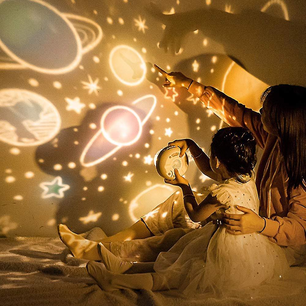 Lampka nocna projektor gwiazd - Światło snu-Lamp Zajączek-Trend Polska