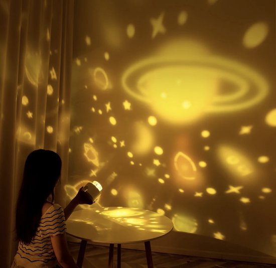 Lampka nocna projektor gwiazd - Światło snu-Lamp Zajączek-Trend Polska