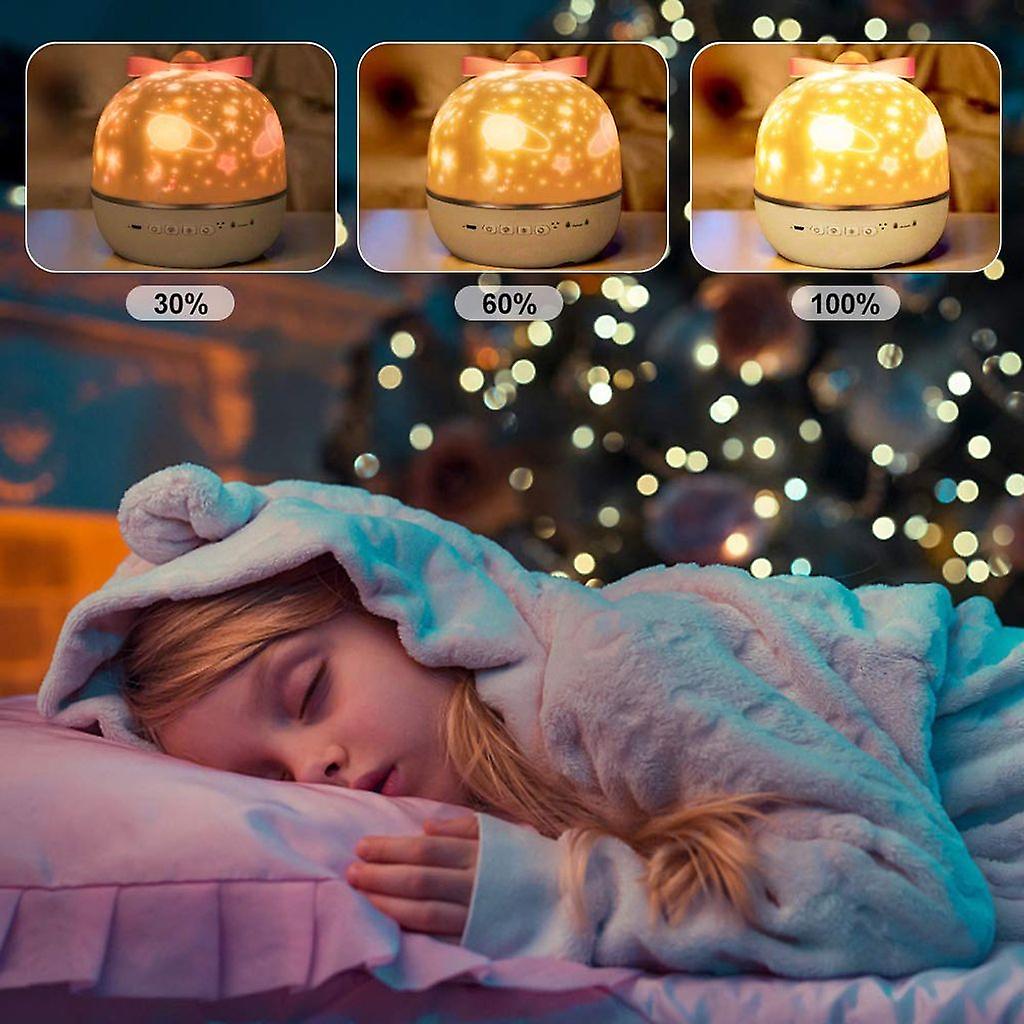Lampka nocna projektor gwiazd - Światło snu-Lamp Zajączek-Trend Polska