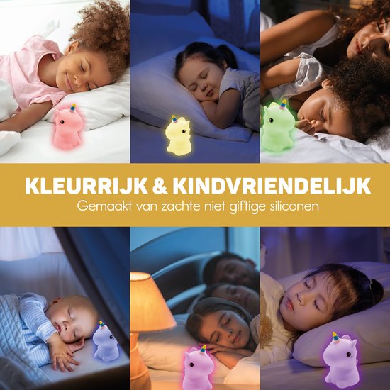Lampka nocna w kształcie jednorożca - DreamCrest-Trend Polska