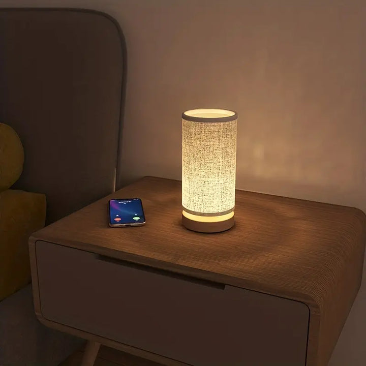Lampka nocna z lnu - LinoGlow-Normalny-Trend Polska