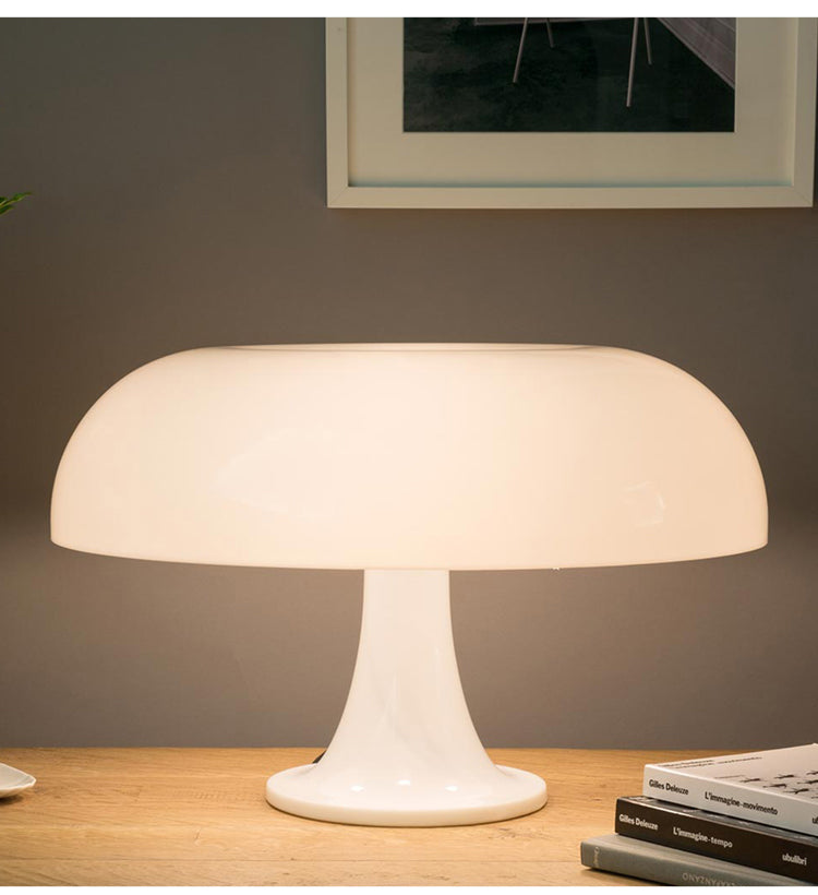 LAMPKA PADDENSTOŁOWA LED PROJEKTANTA - MODERNISTYCZNY MINIMALIZM DO SYPIALNI I SALONU-Pomarańczowy-EU Wtyczka-Trend Polska