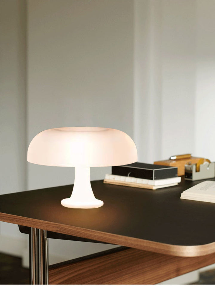 LAMPKA PADDENSTOŁOWA LED PROJEKTANTA - MODERNISTYCZNY MINIMALIZM DO SYPIALNI I SALONU-Pomarańczowy-EU Wtyczka-Trend Polska