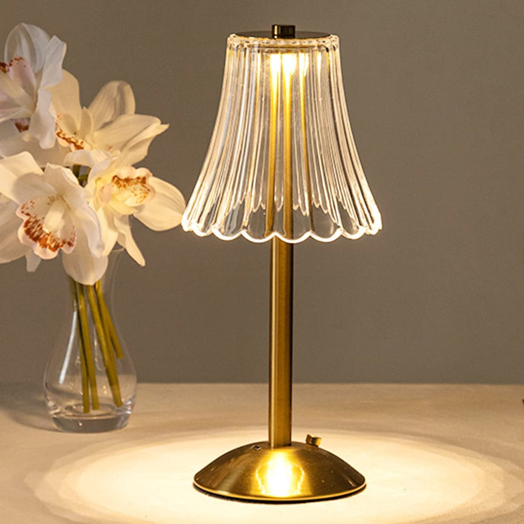 Lampka stołowa LED retro USB ładowana - BrillianceGlow-Trend Polska