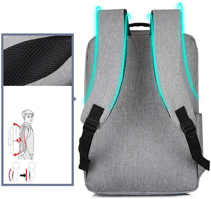 Smuk wodoodporny plecak na laptopa z portem USB