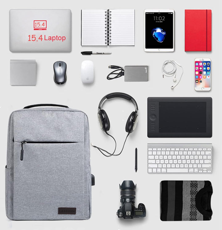 Smuk wodoodporny plecak na laptopa z portem USB