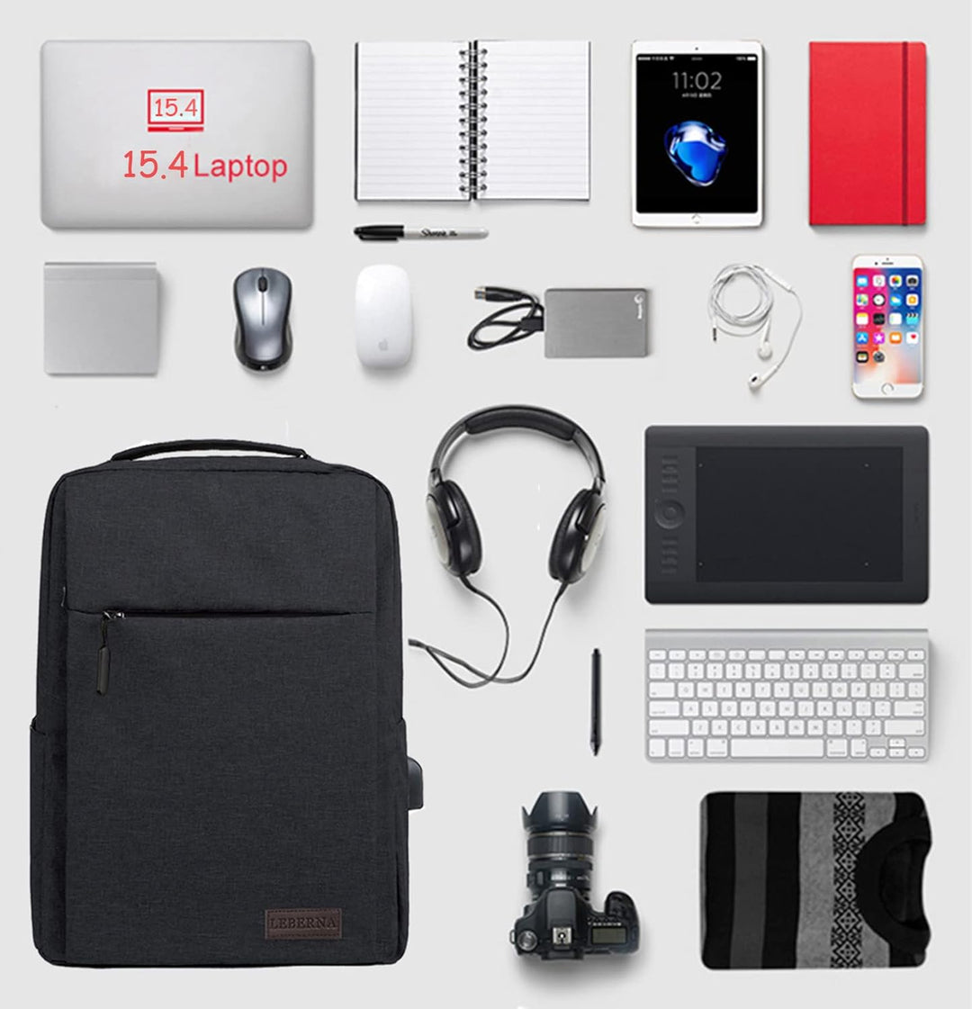 Smuk wodoodporny plecak na laptopa z portem USB