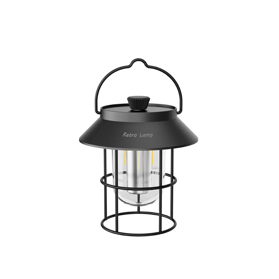 LED Lampa Turystyczna - CampGlow-Czarny-Trend Polska