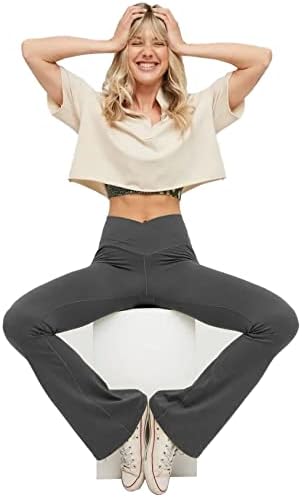 Legginsy do jogi z rozszerzanymi nogawkami - VFit-Czarny-2XS-Trend Polska