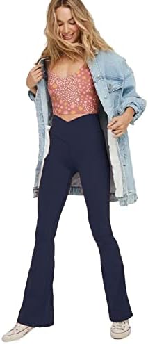 Legginsy do jogi z rozszerzanymi nogawkami - VFit-Czarny-2XS-Trend Polska