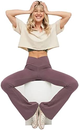 Legginsy do jogi z rozszerzanymi nogawkami - VFit-Czarny-2XS-Trend Polska