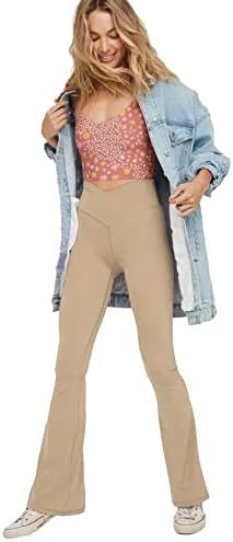 Legginsy do jogi z rozszerzanymi nogawkami - VFit-Czarny-2XS-Trend Polska
