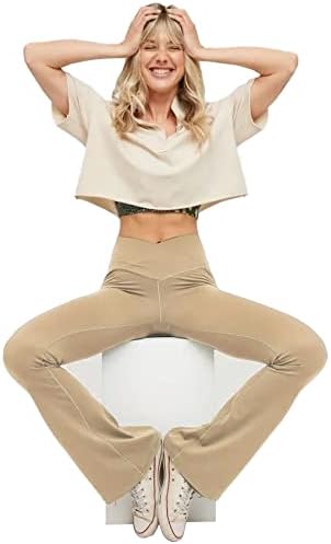 Legginsy do jogi z rozszerzanymi nogawkami - VFit-Czarny-2XS-Trend Polska