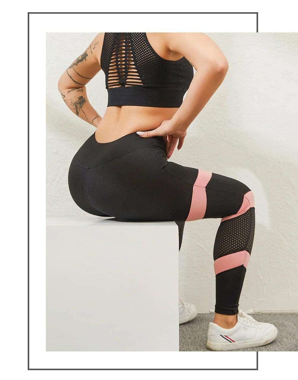 Legginsy do jogi z wysokim stanem - Luna-S-Trend Polska