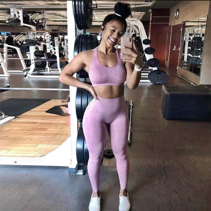Legginsy korygujące figurę - Lily-Różowy-S-Trend Polska