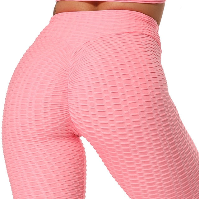 Legginsy korygujące z wysokim stanem – Velina-Różowy-S-Trend Polska