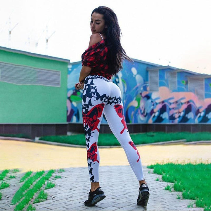 Legginsy modelujące dla kobiet - Bella-Biały-S-Trend Polska