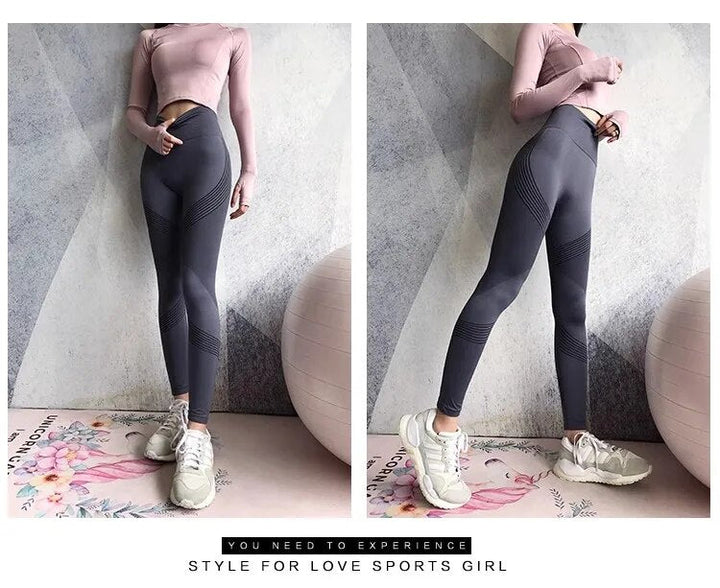 Legginsy sportowe dla kobiet - Livia-Czarny-XS-Trend Polska