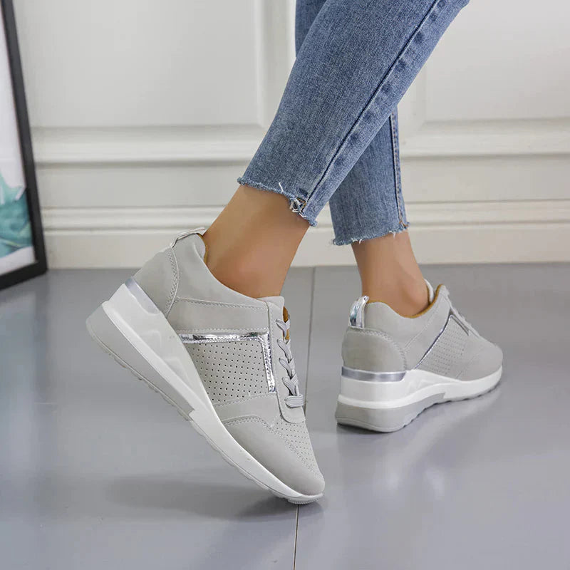 Lekka Air Sneakers dla kobiet - Nova-Beżowy-35-Trend Polska