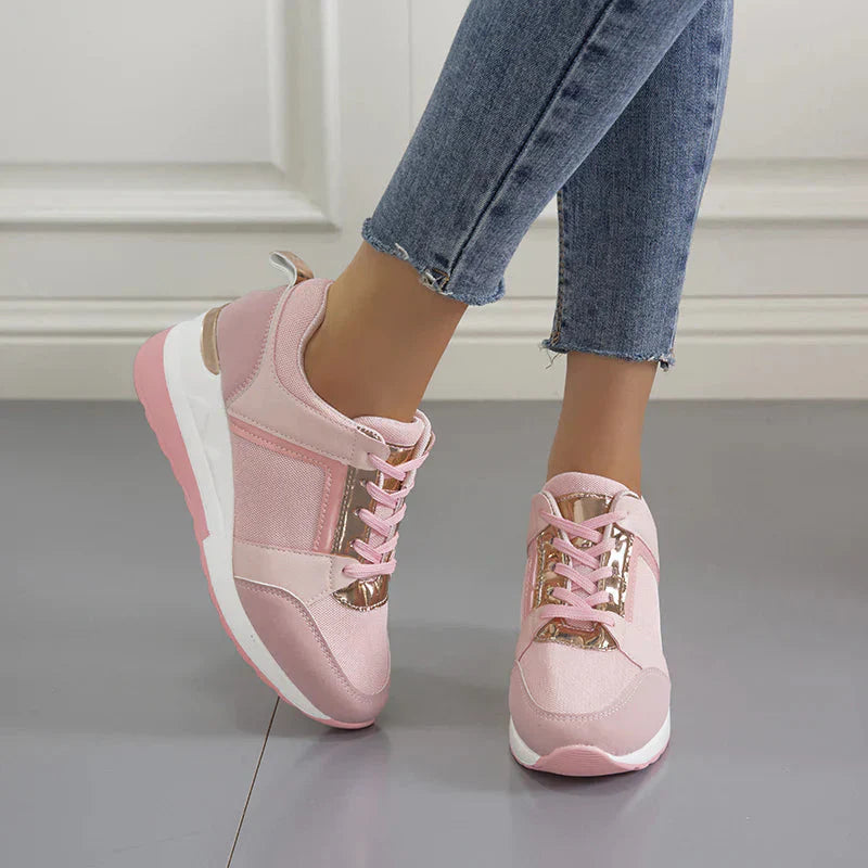 Lekka Air Sneakers dla kobiet - Nova-Beżowy-35-Trend Polska