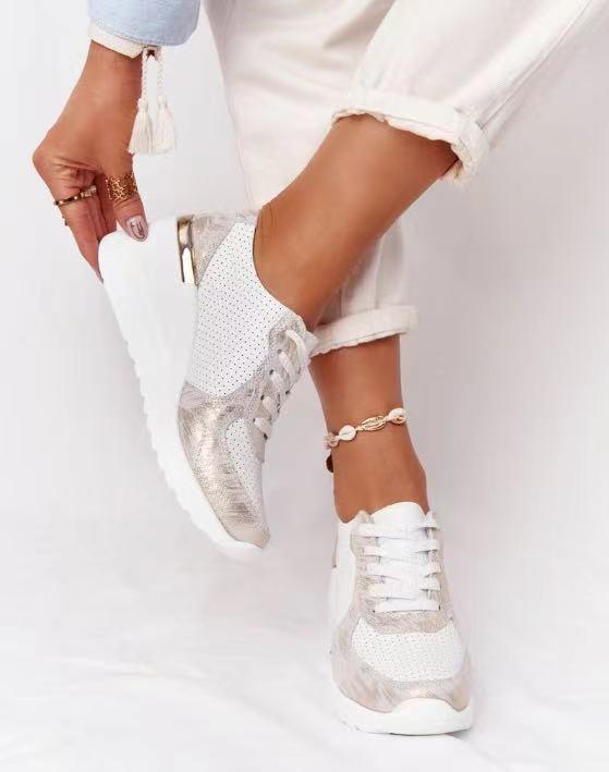 Lekka Air Sneakers dla kobiet - Nova-Beżowy-35-Trend Polska