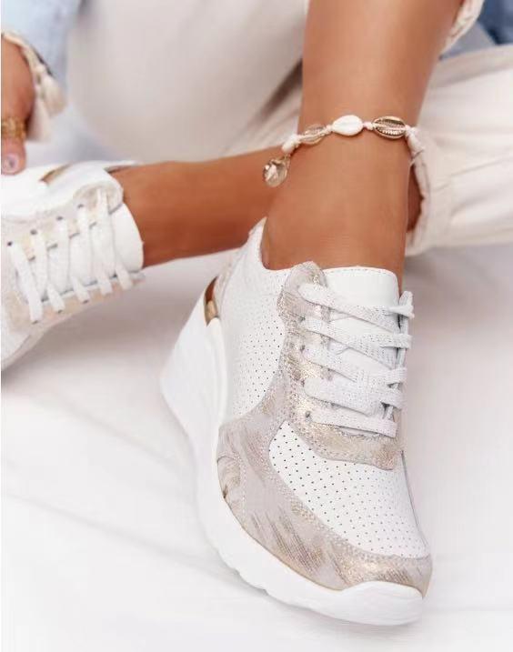 Lekka Air Sneakers dla kobiet - Nova-Beżowy-35-Trend Polska