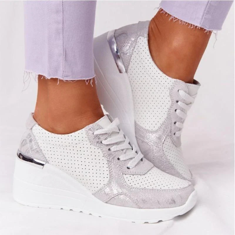 Lekka Air Sneakers dla kobiet - Nova-Beżowy-35-Trend Polska