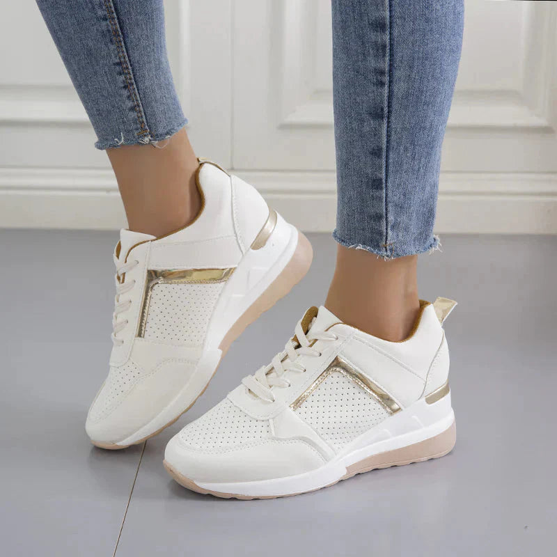Lekka Air Sneakers dla kobiet - Nova-Beżowy-35-Trend Polska
