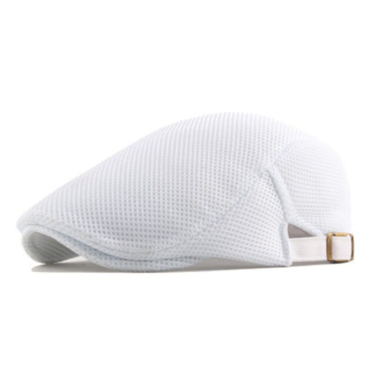 Lekka letnia czapka z daszkiem dla kobiet i mężczyzn – AirStyle Cap-Biały-Trend Polska