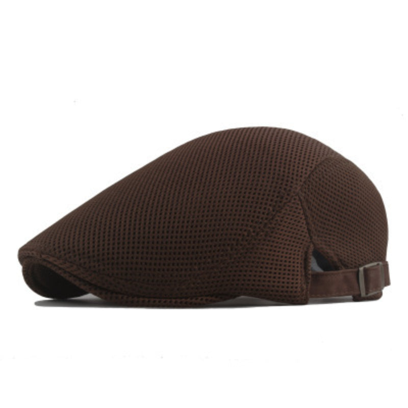 Lekka letnia czapka z daszkiem dla kobiet i mężczyzn – AirStyle Cap-Kawowy brąz-Trend Polska