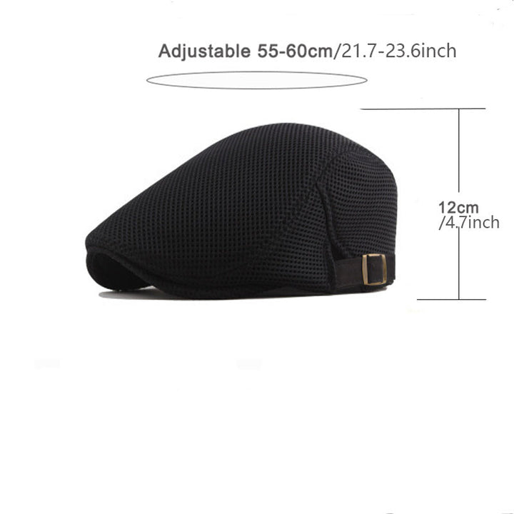 Lekka letnia czapka z daszkiem dla kobiet i mężczyzn – AirStyle Cap-Biały-Trend Polska