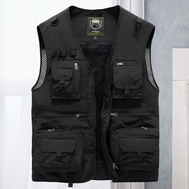 Lekka męska kamizelka outdoorowa – Viktor-Czarny-S-Trend Polska
