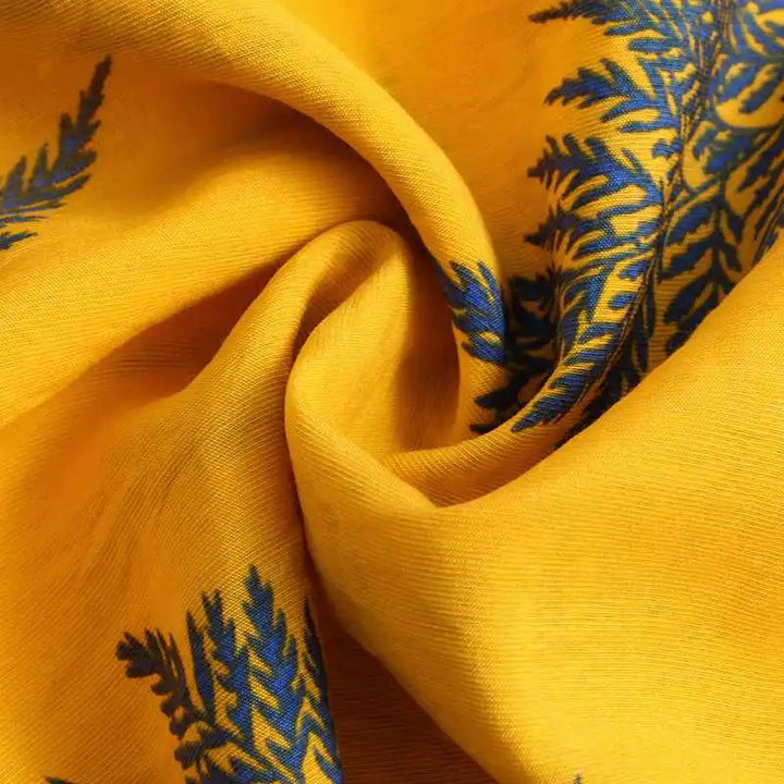 Lekki męski letni T-shirt o nowoczesnym kroju – Jaxon-Żółty-S-Trend Polska