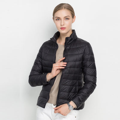 Lekki wodoodporny kurtka puchowa - Urban Shield-Czarny-S-Trend Polska