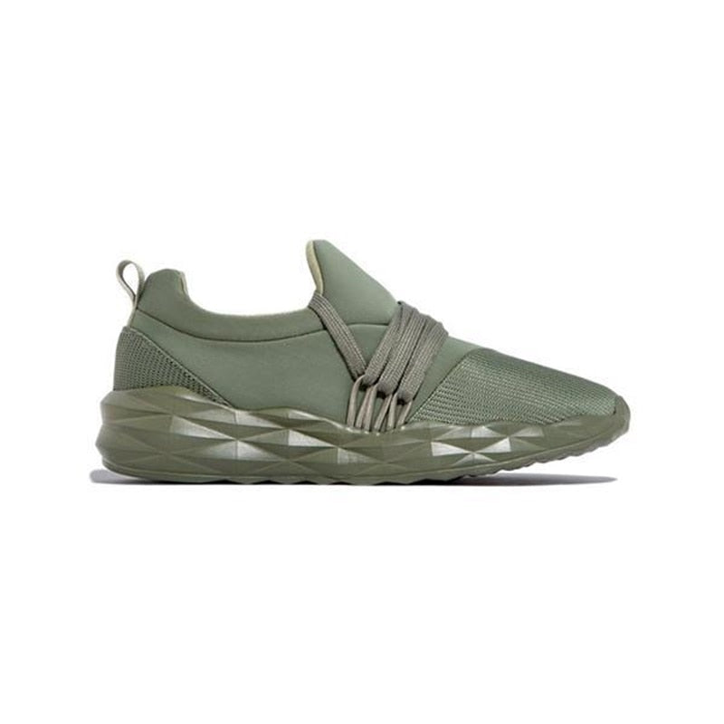 Lekkie damskie sneakersy - Zoya-Zielony-35-Trend Polska