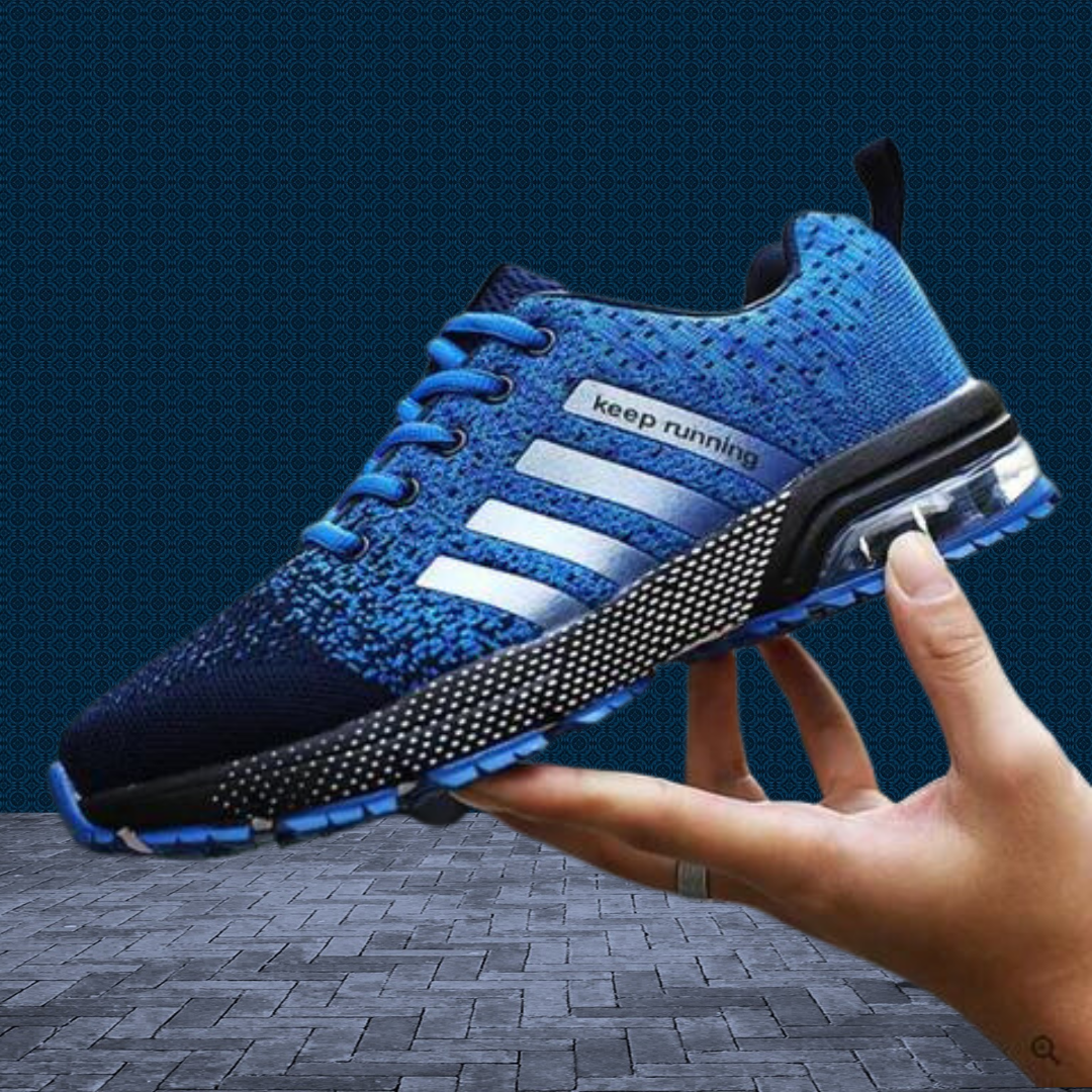 Lekkie i ortopedyczne sneakersy komfortowe z amortyzacją – Movix Air-Niebieski-35-Trend Polska
