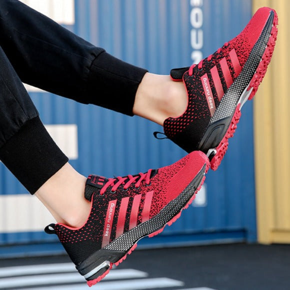 Lekkie i ortopedyczne sneakersy komfortowe z amortyzacją – Movix Air-Niebieski-35-Trend Polska