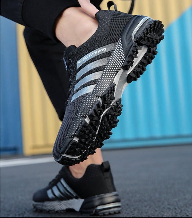 Lekkie i ortopedyczne sneakersy komfortowe z amortyzacją – Movix Air-Niebieski-35-Trend Polska