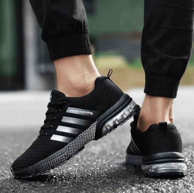 Lekkie i ortopedyczne sneakersy komfortowe z amortyzacją – Movix Air-Niebieski-35-Trend Polska