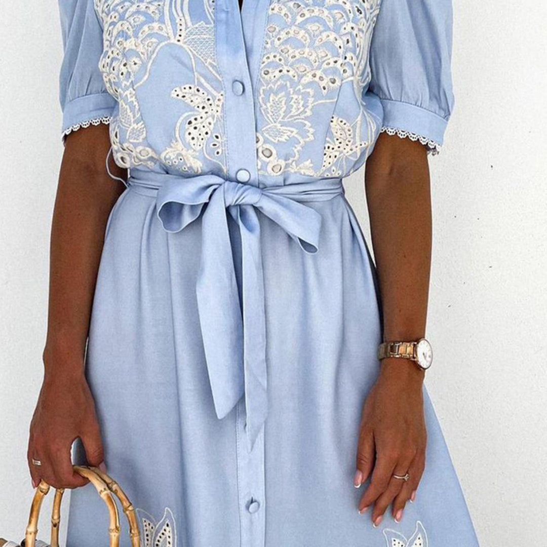Lekkie Maxi Sukienka - Marielle-Biały-S-Trend Polska