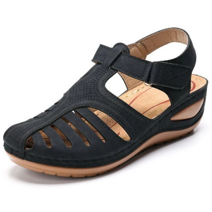 Lekkie orthopedyczne buty fly knitted | Doskonały komfort-35-Czarny-Trend Polska